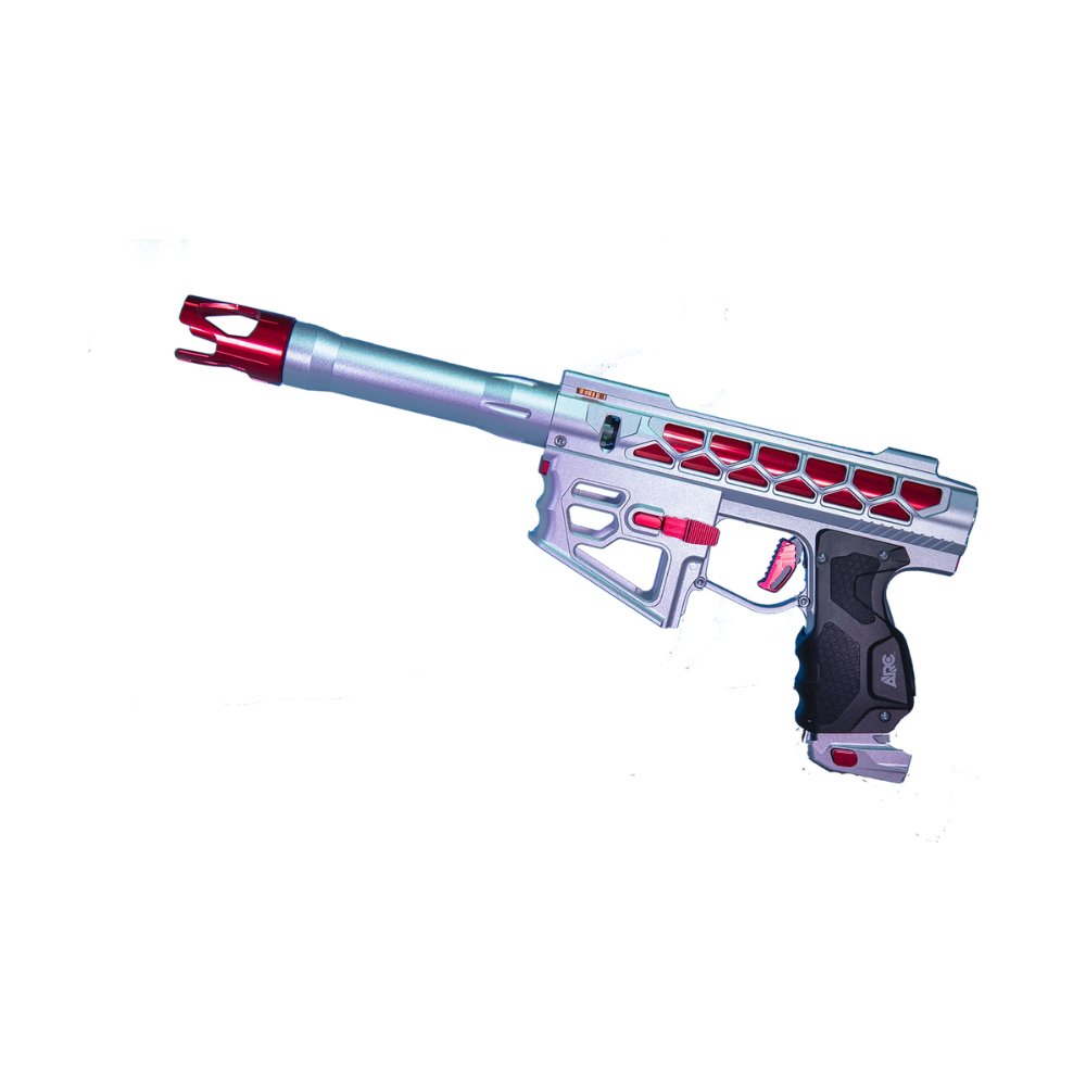 ARC Airsoft ARC-1 HPA Rifle - Silver/Red Rifle from ARC AIRSOFT - Shop now at Hi-Capa Hub Ltd