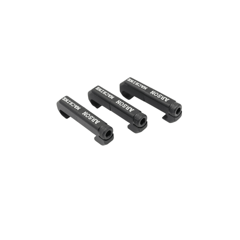 Arson Machine style Picatinny wire guide - 3 Pack airsoft UK