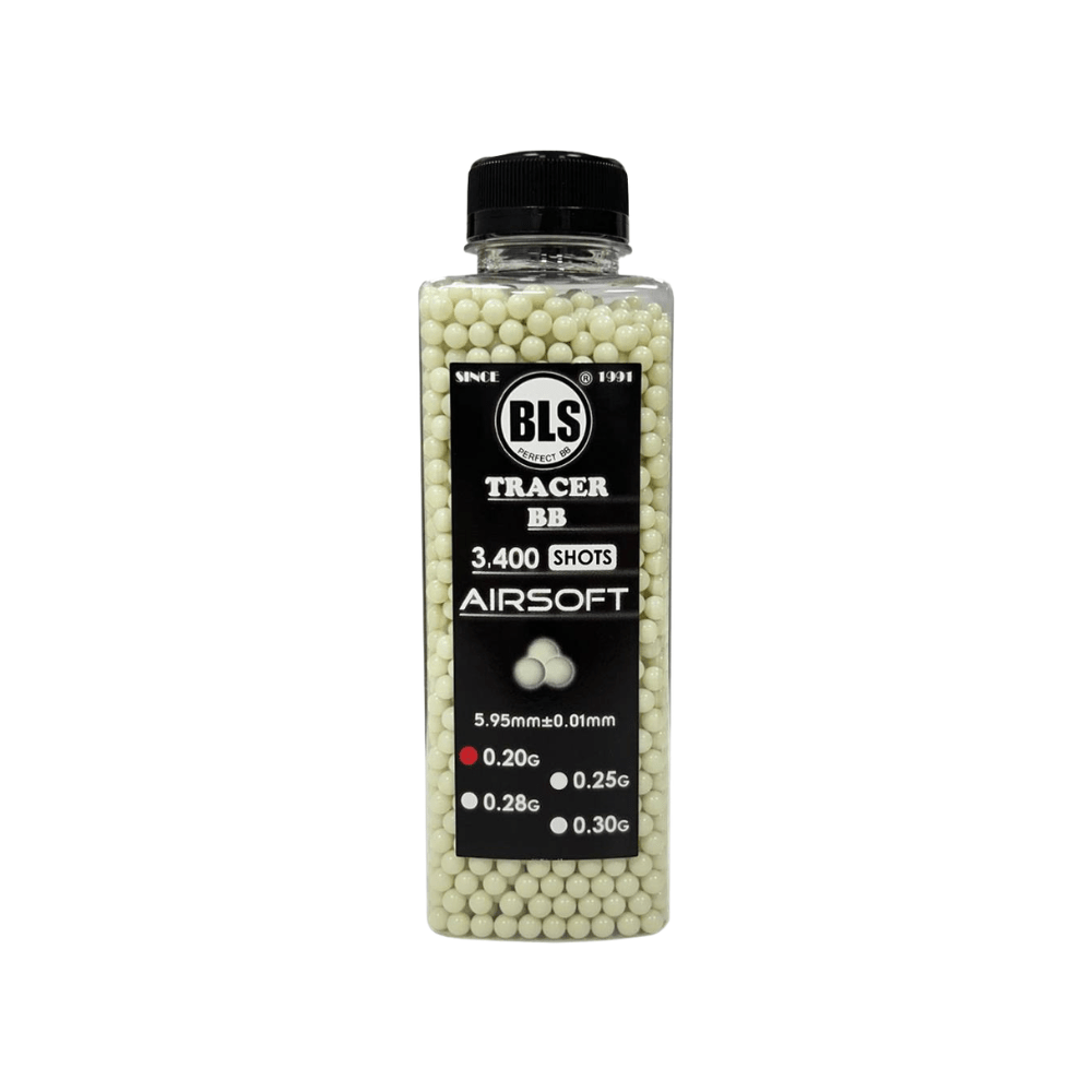 BLS Tracer BBs - 0.20g 3400rnd - Green airsoft UK