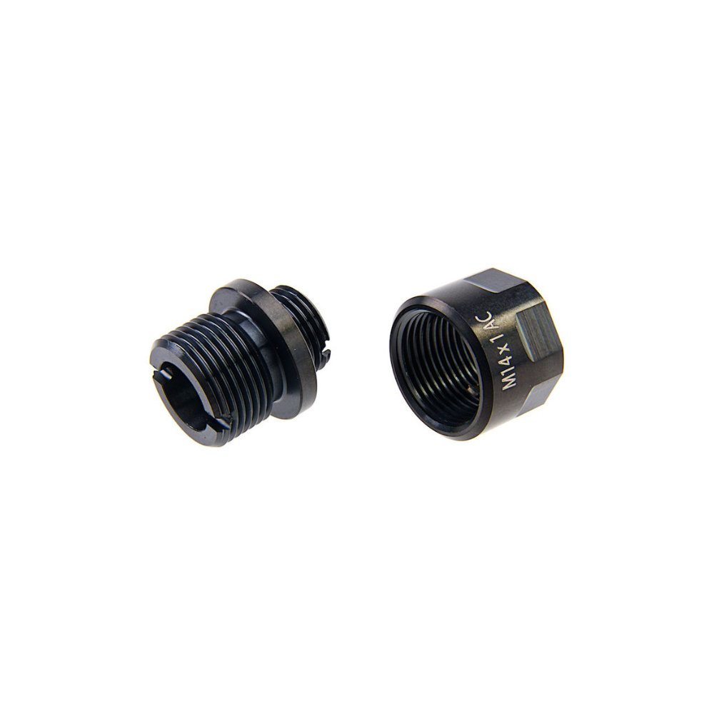 COWCOW A01 Thread Adapter - Black Outer Barrels from CowCow Technologies - Shop now at Hi-Capa Hub Ltd