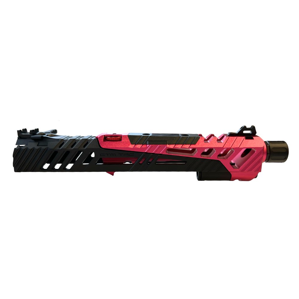 CTM TAC - 5.1 SUPERLINE Hi-Capa Slide Kit - Black/Pink Edition Slides from CTM TAC - Shop now at Hi-Capa Hub Ltd