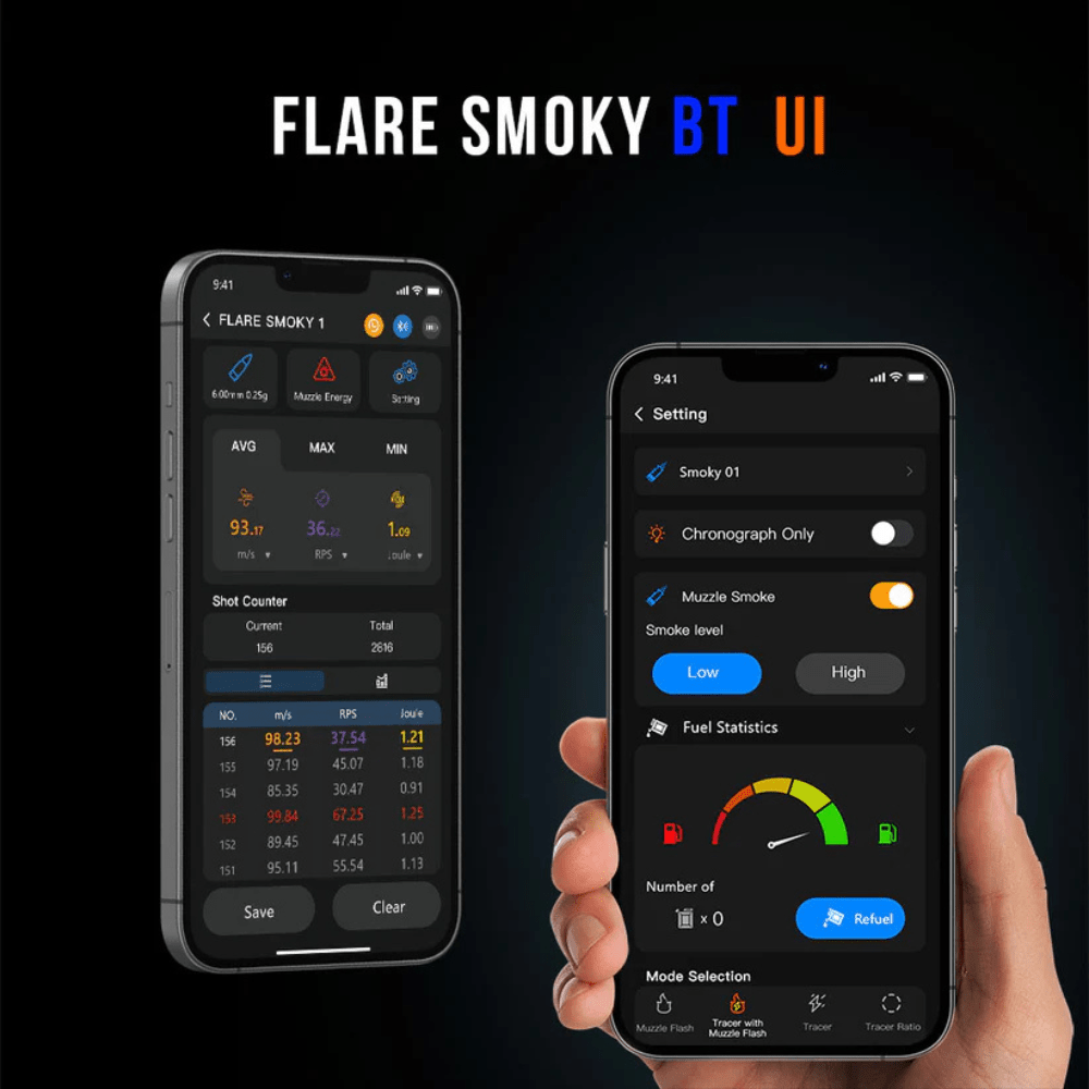 E-Shooter Flare Smoky BT Airsoft Tracer Unit & Chronograph airsoft UK