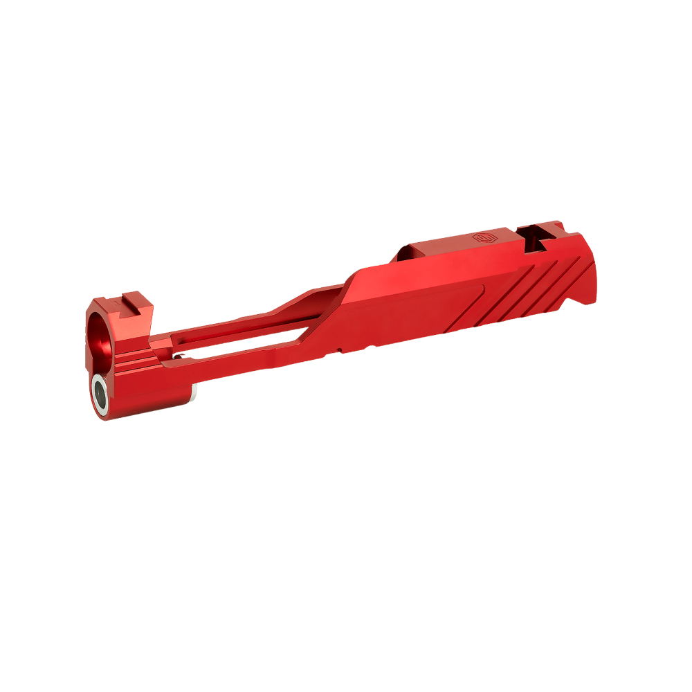 EDGE 'MEGA' Aluminium 4.3 Slide - Red airsoft Slides UK