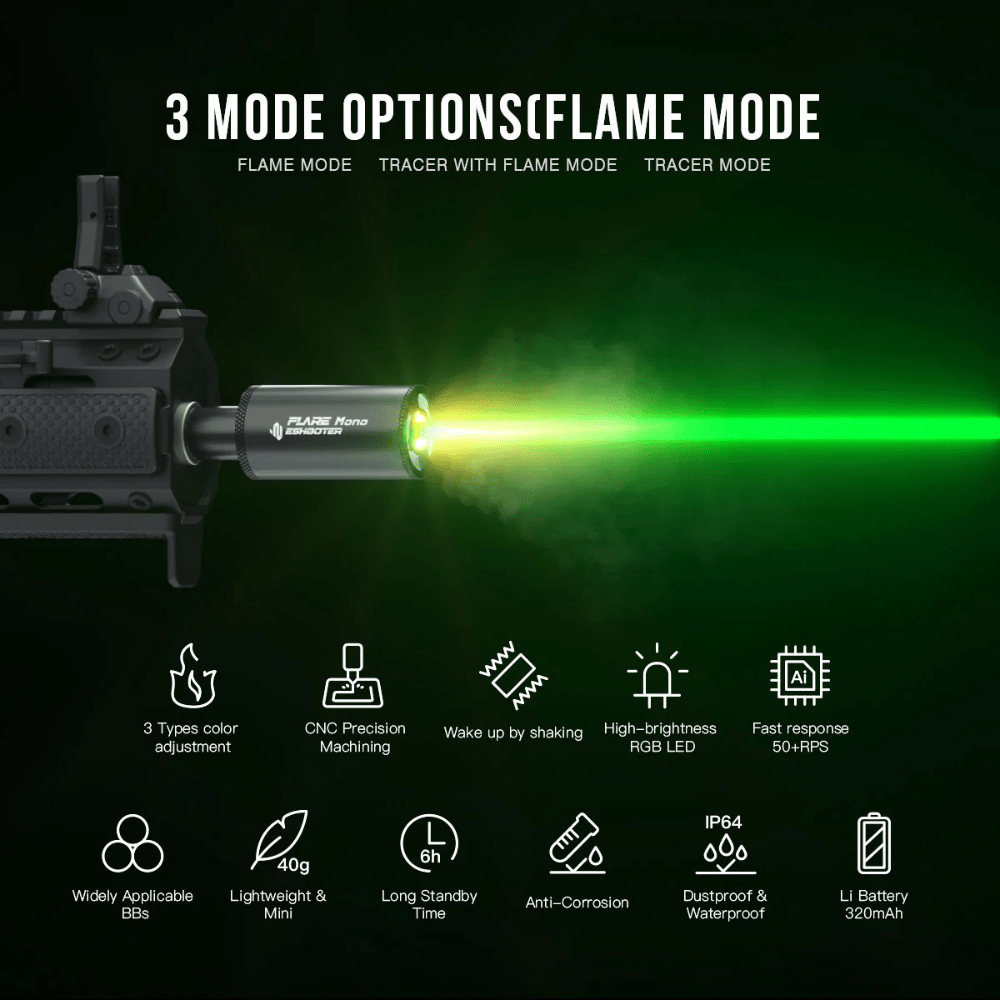 Eshooter Flare Mono Tracer Unit Accessories & Maintenance from Eshooter - Shop now at Hi-Capa Hub Ltd