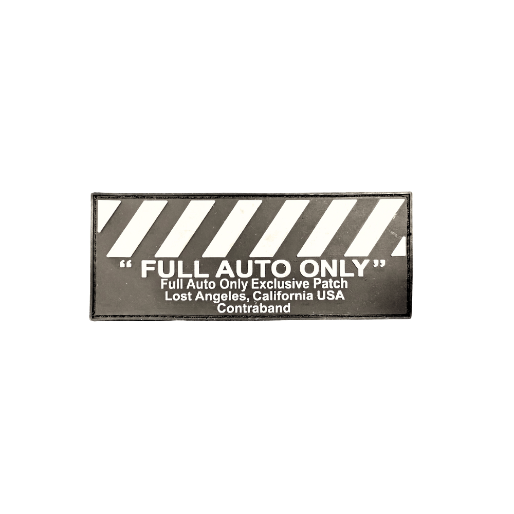 FULL AUTO ONLY - 'OFF WHITE' Patch - Black - Hi - Capa Hub Ltd