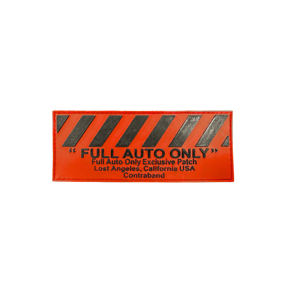 FULL AUTO ONLY - 'OFF WHITE' Patch - Red - Hi - Capa Hub Ltd