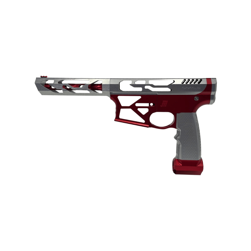 Oracle 2 Receiver with ESG Grip (Red/Titanium) - Hi - Capa Hub Ltd