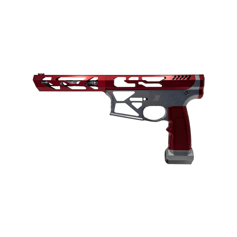 Oracle 2 Receiver with ESG Grip (Titanium/Red) - Hi - Capa Hub Ltd