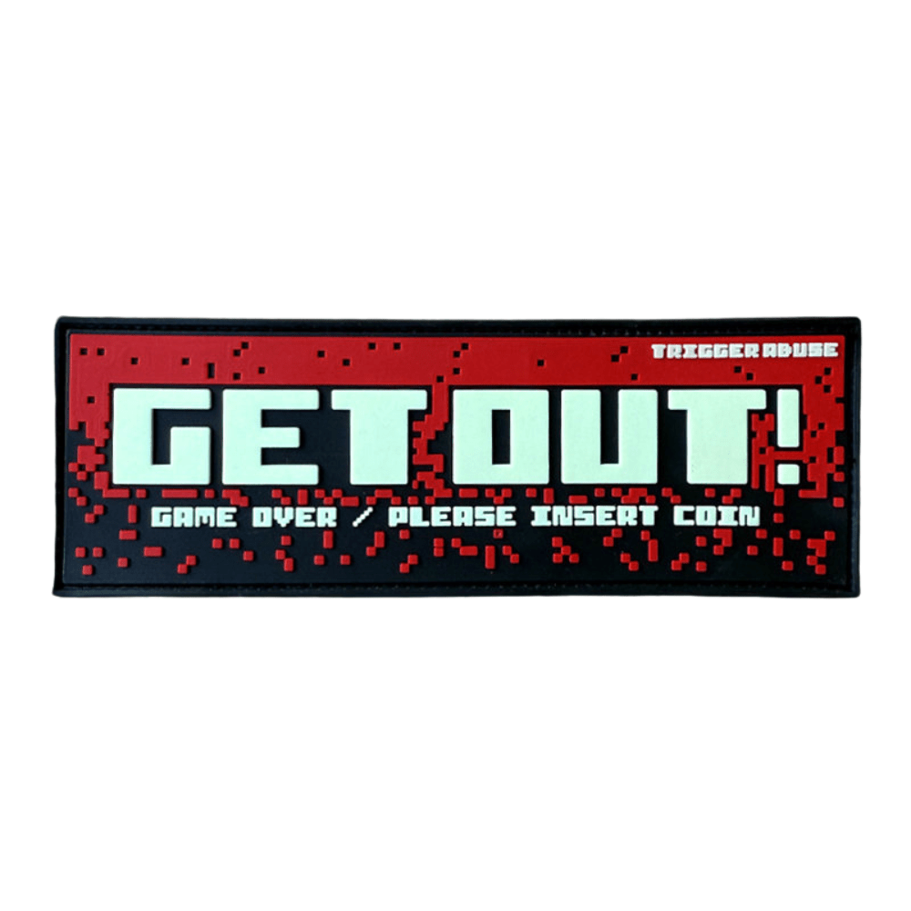 OVERSHOOTER 'GET OUT' (Glow in the Dark) Limited Patch - Hi - Capa Hub Ltd