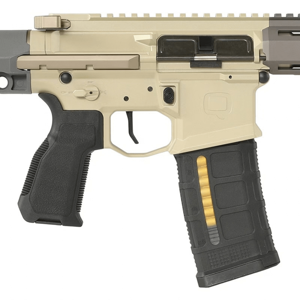 Salvo Precision 7.0 Honey Badger SBR w/ PDW Stock - Champagne/Grey MWS STEEL BOLT airsoft UK