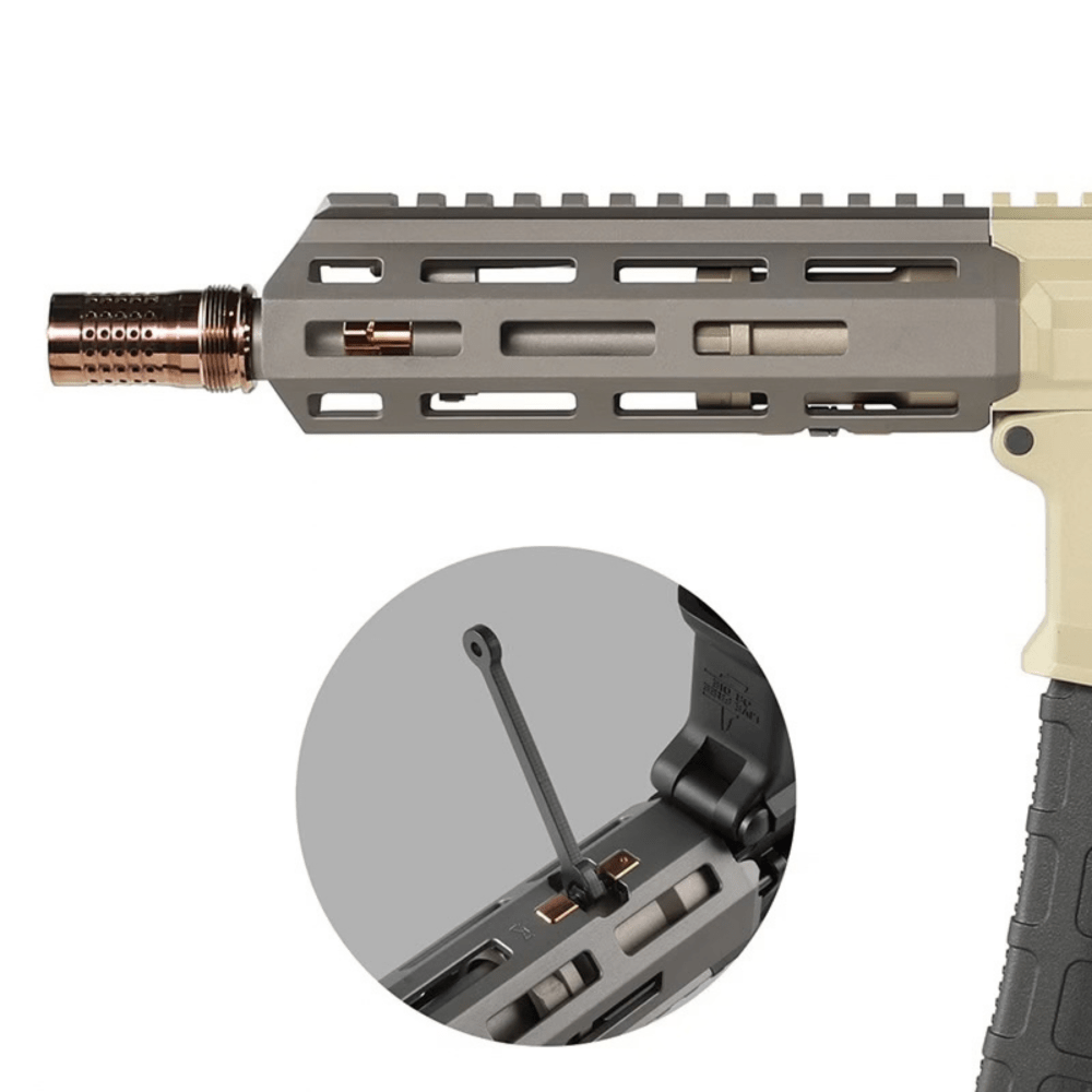 Salvo Precision 7.0 Honey Badger SBR w/ PDW Stock - Champagne/Grey MWS STEEL BOLT airsoft UK