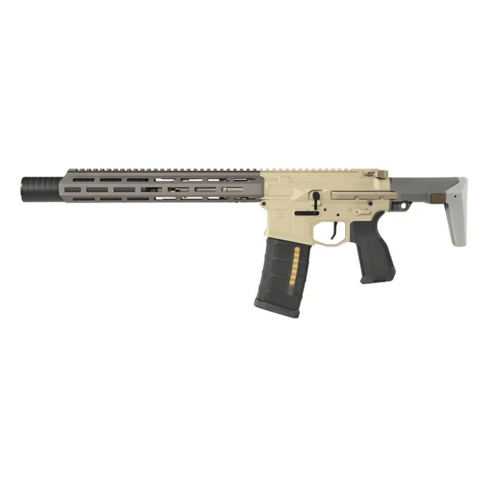 Salvo Precision 7.0 Honey Badger SD w/ PDW Stock - Champagne/Grey MWS STEEL BOLT airsoft UK