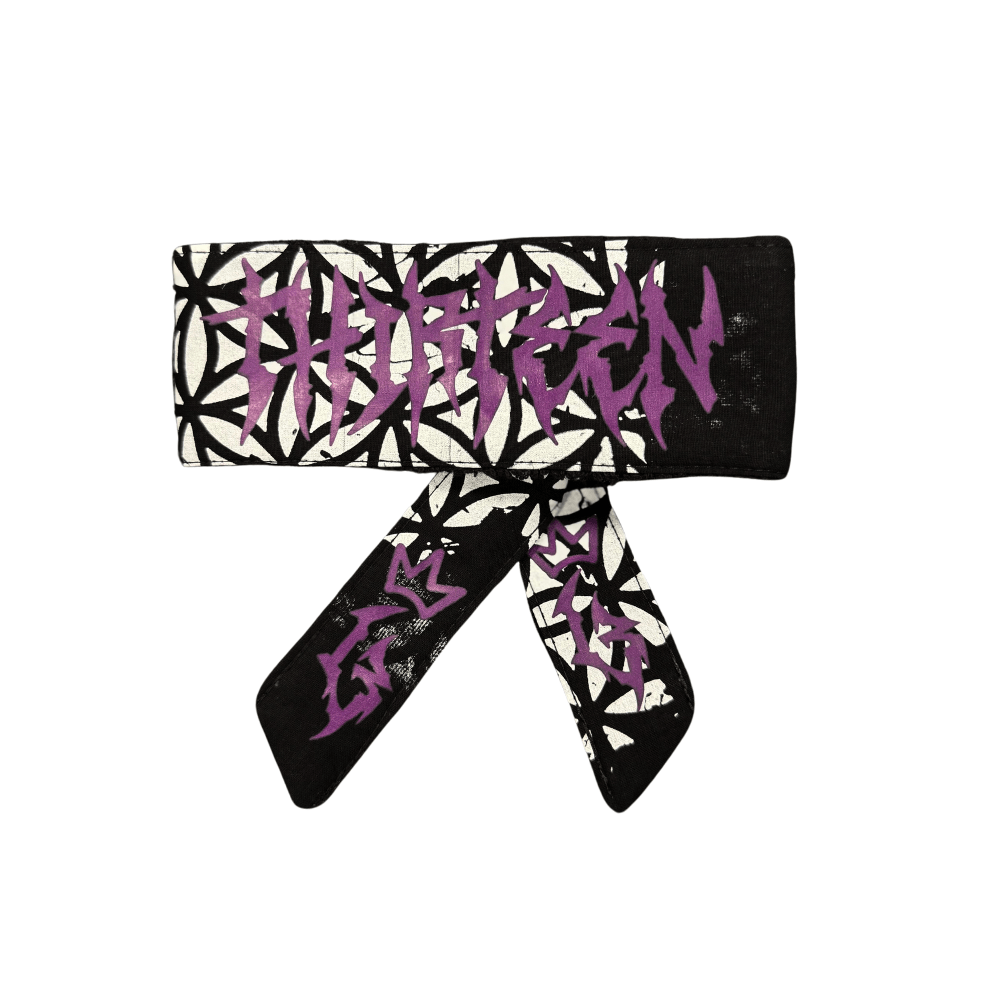 Thirteen Customs Head Band - Black/White/Purple - Hi - Capa Hub Ltd