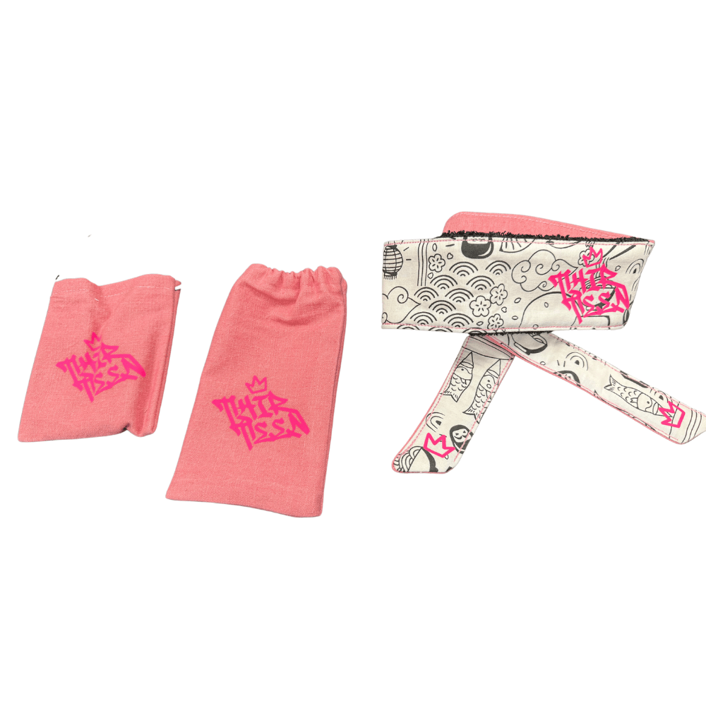 Thirteen Customs Head Band - Supreme Deluxe Anime White/Black/Pink - Hi - Capa Hub Ltd