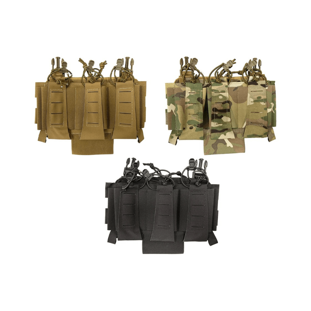 WBD 5.56 elastic triple mag front panel airsoft