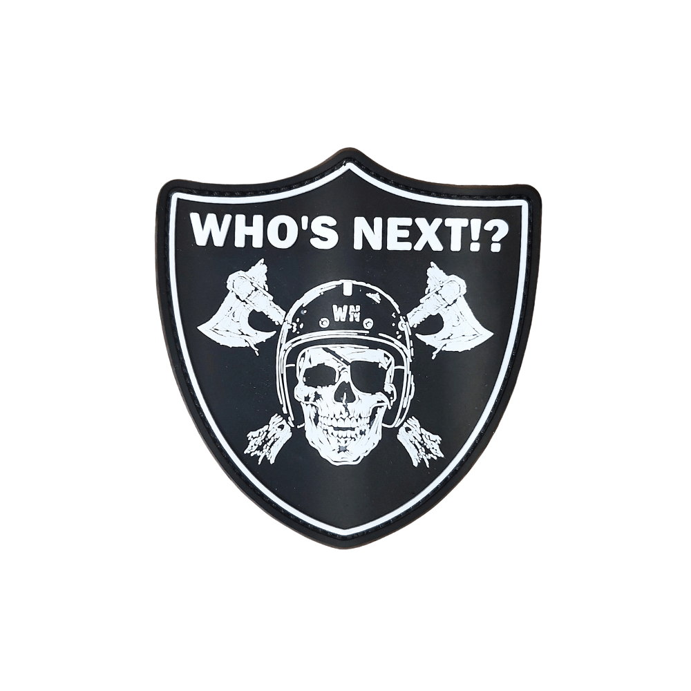 Who's Next - Bloodaxe PVC Patch - Hi - Capa Hub Ltd