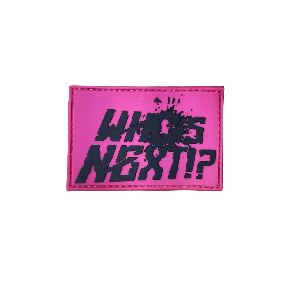 Who's Next - Bullethole PVC Patch - Pink - Hi - Capa Hub Ltd