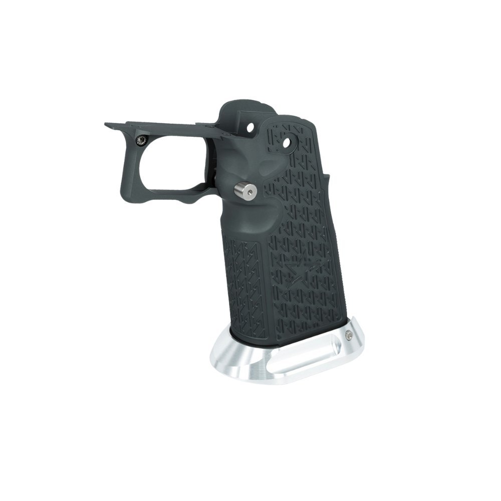 Gunsmith Bros Aluminium Grip for Hi-CAPA - STI Staccato - Grey Grips & Grip Accessories from GunSmith Bros - Shop now at Hi-Capa Hub Ltd