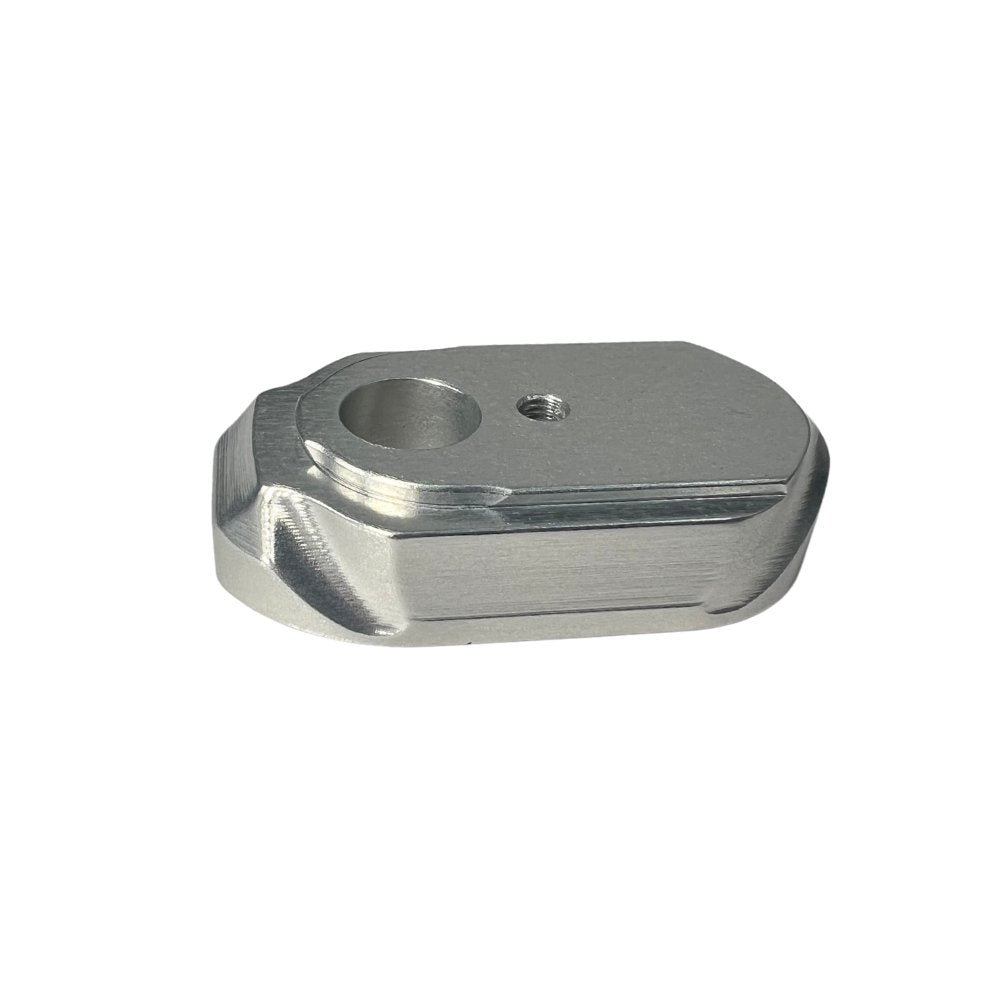 Monk Customs ESG Aluminium Grip Magwell - Silver  from Monk Customs - Shop now at Hi-Capa Hub Ltd